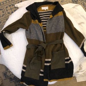 Anthropologie tie sweater